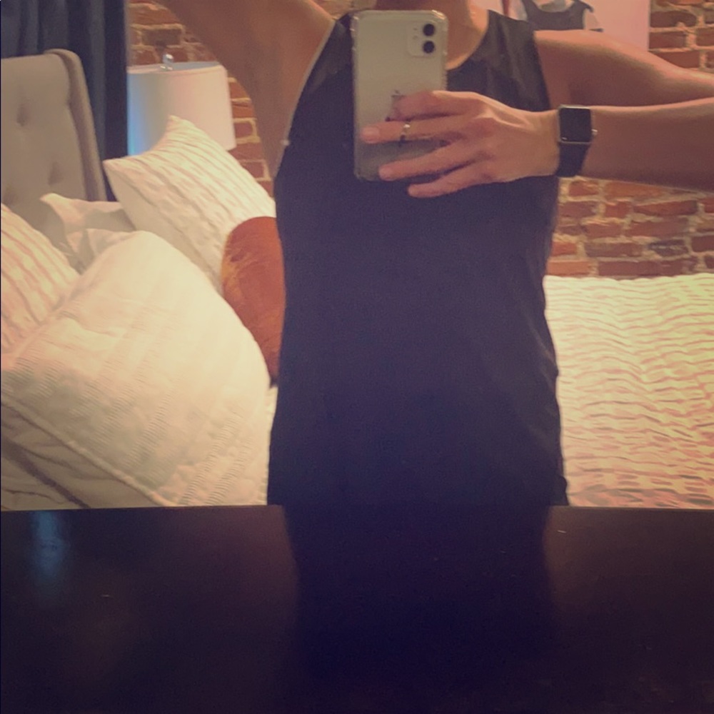Lululemon, Black Size 8, Open Back Sculpt Tank